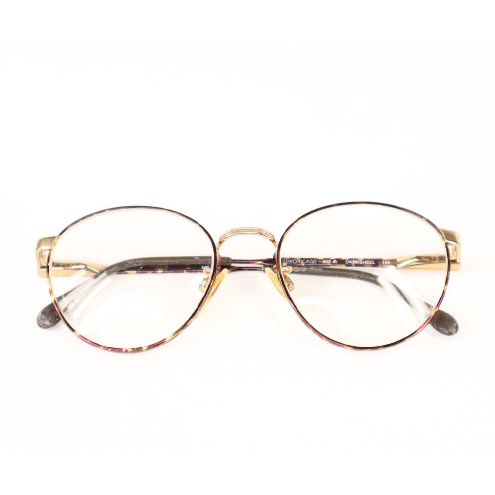 Luxottica KLIXX 402 Darkshell Eyeglasses 51-19-140 Tortoise Gold FRAMES ONLY